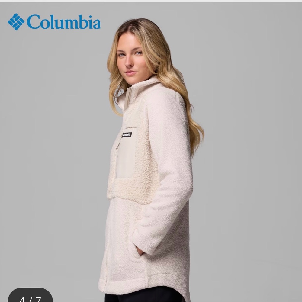 NWT‼️Women's Columbia Lodge™ Sherpa Full Zip Fleece Jacket - Picture 3 of 5
